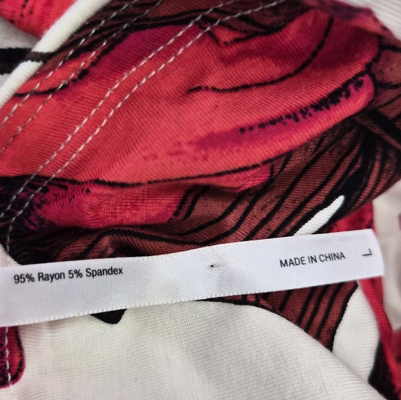 Soma Soft Jersey Twist Bodice Maxi Dress Size Large Built-In Bra - Picture 11 of 12